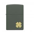 Зажигалка бензиновая Four Leaf Clover Green Matte, ZIPPO, США_00824780043316853648.jpg