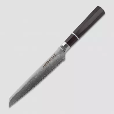 Нож кухонный для хлеба, 20 см, Octa Damascus, HEIMCUT, Россия, 