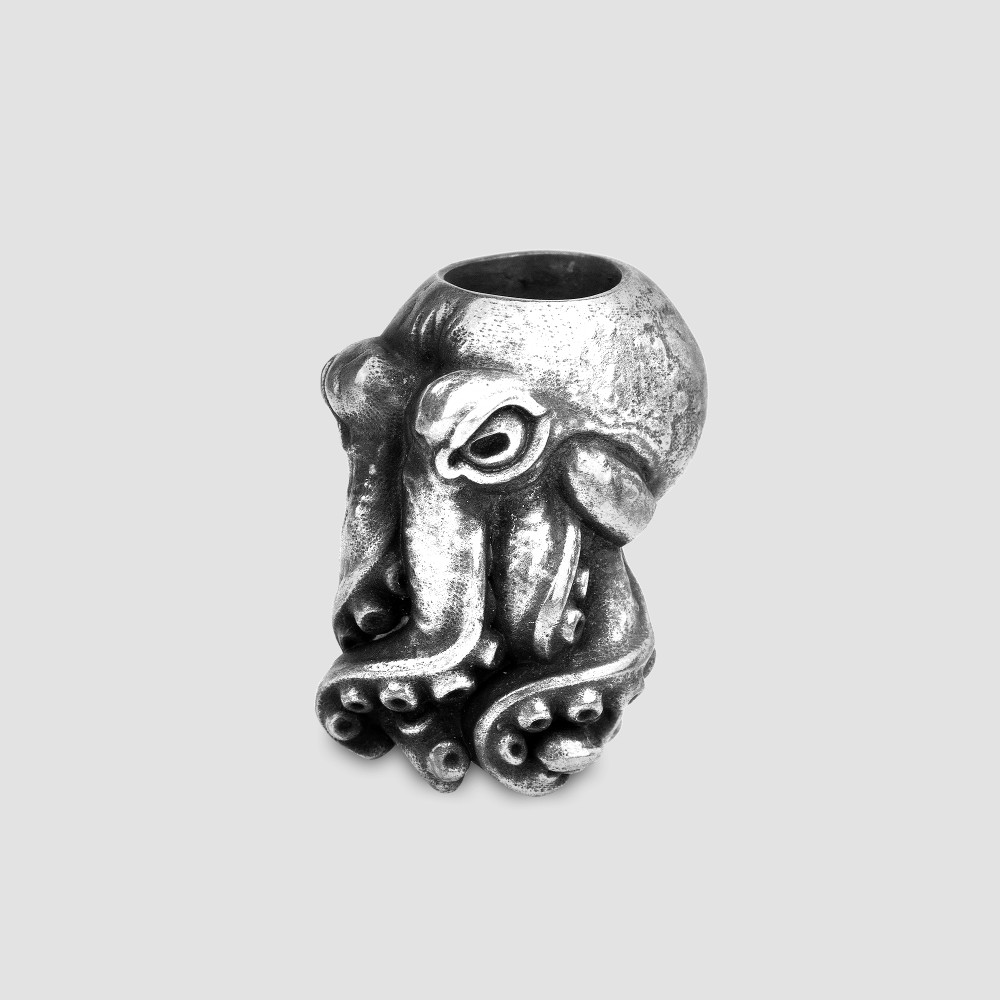 Бусина на темляк Осьминог, OLD CASTER EDC, Россия