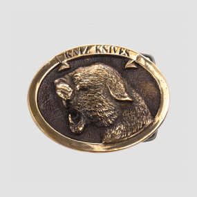 Пряжка на ремень, Katz Knives Solid Brass Belt Buckle, KATZ, США, KATZ (США)
