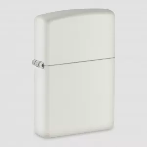Зажигалка бензиновая Classic White Matte, ZIPPO, США, Зажигалки ZIPPO