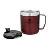 Термокружка с ручкой Classic, объем: 0,35 л, материал: нержавеющая сталь 18/8, цвет: бордовый, STANLEY, США_00802570052081293005.jpg