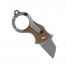 Нож складной - брелок Mini-Ta Coyote Brown, 2,5 см, FOX, Италия_00797380038641298533.jpg