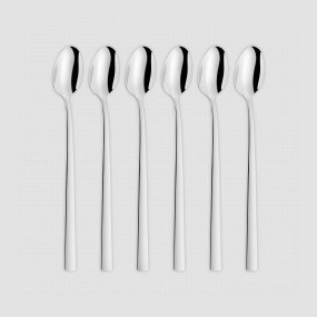 Набор из 6 ложек для коктейля, 21 см, нержавеющая сталь 18/10, стальной, серия Dinner, ZWILLING J.A. HENCKELS, Германия, Аксессуары барные