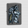 Зажигалка Wolf Skull Feather Design Iron Stone, ZIPPO, США_00804670057744135125.jpg