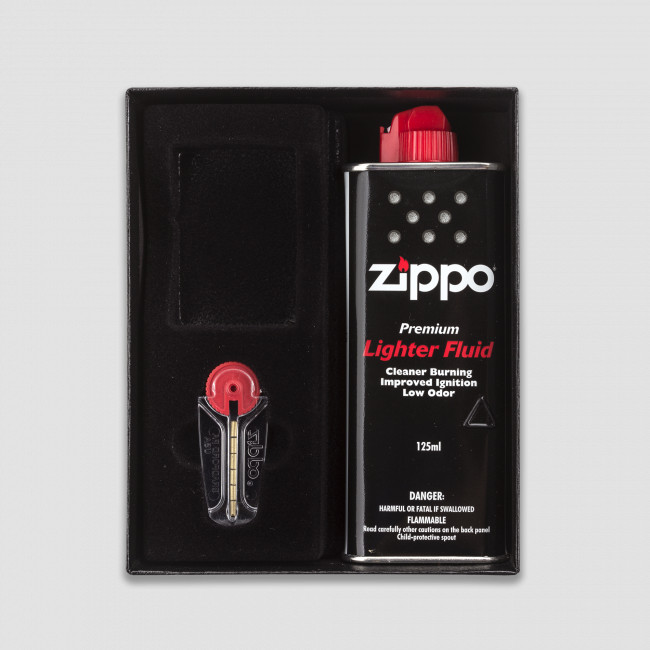 Набор подарочный с аксессуарами для широкой зажигалки ZIPPO, ZIPPO, США
