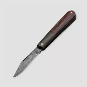 Нож складной Barlow Integral Leopard Damascus, 6,7 см, BOKER, Германия, Boker