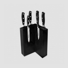 Набор из 6-ти кухонных ножей на подставке из дуба, серия Riviera, ARCOS, Испания, Наборы кухонных ножей Arcos