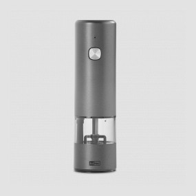 Мельница электрическая для перца и соли, с подсветкой, 17 x 5 см, темно-серый, серия eMill, ADHOC, Германия, Мельницы для специй