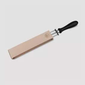 Ремень кожанный для правки опасных бритв, двусторонний, BOKER, Германия, Бритвенные аксессуары