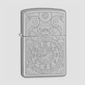 Зажигалка бензиновая Clock, ZIPPO, США, Зажигалки