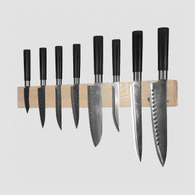 Магнитный держатель KS010SOW, 49 х 3,5 х 6,5 см, дерево дуб, WOODINHOME, Россия, Держатели магнитные для ножей