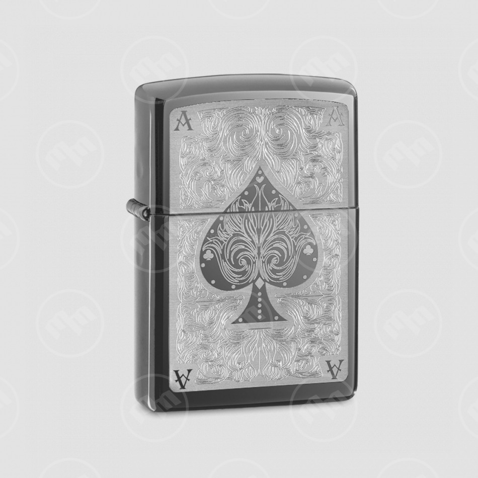 Зажигалка Classic Ace Filigree Black Ice, ZIPPO, США
