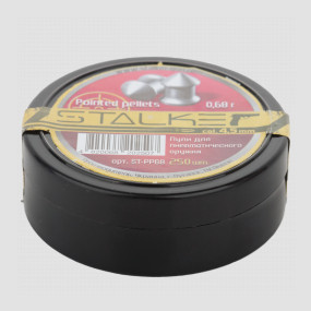Набор пуль для пневматики STALKER Pointed pellets, калибр 4,5 мм. вес 0,68г. 250 штук, STALKER, Китай, STALKER (Тайвань)