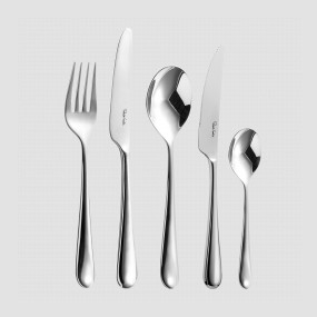 Набор столовых приборов на 6 персон, 30 предмета, сталь 18/10, серия Kingham Bright, ROBERT WELCH, Великобритания, Наборы на 6 персон ROBERT WELCH