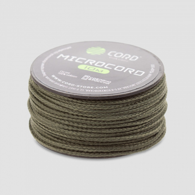 Микрокорд olive, 10 м, серия Cord Micro, CORD, Россия