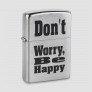 Зажигалка ZIPPO Don't worry, be happy, ZIPPO, США