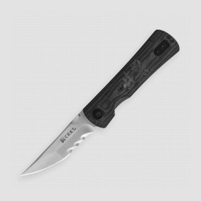 Нож полуавтоматический складной Heiho Veff Serrations, 7,9 см, CRKT, США, 