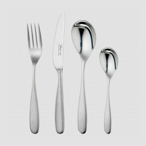 Набор столовых приборов детский, 4 предмета, матовая сталь 18/10, серия Stanton Satin, ROBERT WELCH, Великобритания, Stanton Satin ROBERT WELCH
