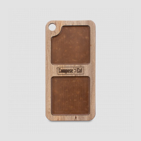 Подставка кухонная универсальная, 20х10 см, травертин капучино, композитный материал, серия ProFashion, ComposeEat, Россия, Аксессуары кухонные