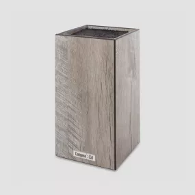 Подставка универсальная для кухонных ножей, 11x11x24 см, дуб светлый, композитный материал, серия Fashion, ComposeEat, Россия, Подставки для ножей