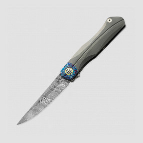 Нож складной Thyra, 9 см, BESTECH KNIVES, Китай, Складные ножи из дамасской стали