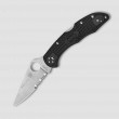 Нож складной Delica 4 Lightweight Thin Blue Line, 7,4 см, SPYDERCO, США_00806780050204173730.jpg