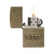 Зажигалка Classic Antique Brass Zippo logo, ZIPPO, США_00804630064010958318.jpg