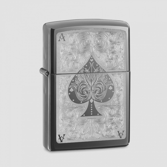 Зажигалка Classic Ace Filigree Black Ice, ZIPPO, США