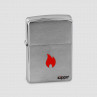 Зажигалка Flame Brushed Chrome, ZIPPO, США