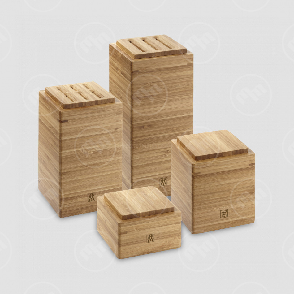 Набор подставок и контейнеров, 4 предмета, бамбук, ZWILLING J.A. HENCKELS, Германия