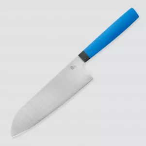 Нож поварской кухонный сантоку SA160, 16 см, сталь N690, Blue, OWL KNIFE, Россия, OWL KNIFE (Россия)