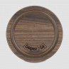 Подставка под кружку Бирдекель, круглая, диам. 95 мм, орех, серия Fashion, ComposeEat, Россия