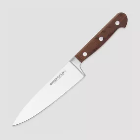 Нож поварской Шеф, 16 см, серия Classic Smoked Oak, BERGER CUTLERY, Германия, Classic Smoked oak BERGER CUTLERY