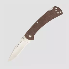 Нож складной 112 Ranger Slim Pro, 7,6 см, материал клинка: сталь порошковая Crucible CPM S30V, материал рукояти: микарта, BUCK, США, BUCK (США)