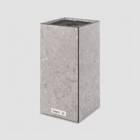 Подставка универсальная для кухонных ножей, 11х11х24 см, серый мрамор, композитный материал, серия Elegance, ComposeEat, Россия, Подставки для ножей