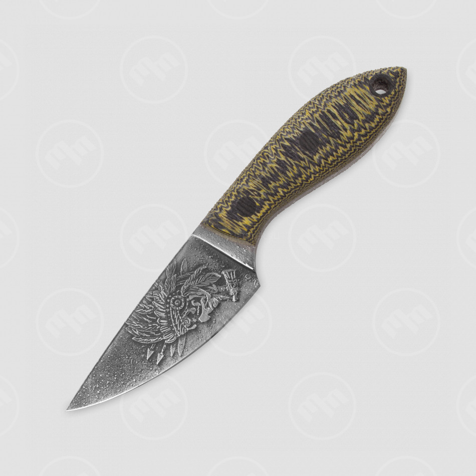 Нож с фиксированным клинком МиниМасичька, 5,7 см, ВОЛЧИЙ ВЕК, Россия