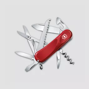 Нож швейцарский многофункциональный складной Evolution 17 15 функций, 6.5 см, VICTORINOX, Швейцария, Швейцарский нож