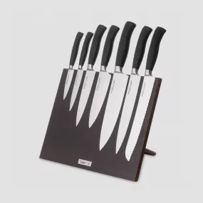 Набор кухонных ножей, 7 штук, на магнитной подставке ComposeEat, BERGER CUTLERY, Германия, Ergo Pro BERGER CUTLERY