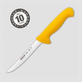 Нож кухонный обвалочный 16 см, рукоять - желтая, серия 2900, ARCOS, Испания, ARCOS 2900