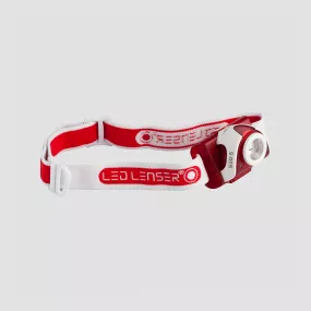 Фонарь налобный, цвет: красный, 6006, LED LENSER, Германия, Фонари налобные