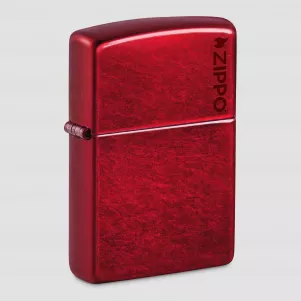 Зажигалка бензиновая Logo Candy Apple Red, ZIPPO, США, Зажигалки ZIPPO