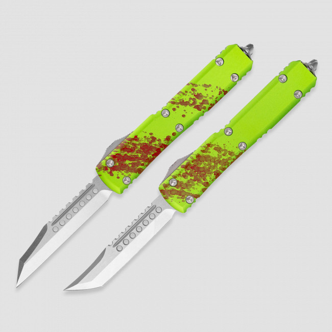 Набор ножей автоматических фронтальных выкидных Ultratech Hellhound + Warhound, 8,7 см, MICROTECH, США