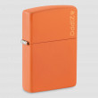 Зажигалка бензиновая Logo Orange Matte, ZIPPO, США_00824780048872558499.jpg