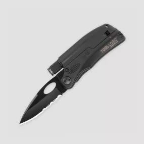Нож многофункциональный с фонарем, свистком и точилкой, 7,5 см, SOG, США, 