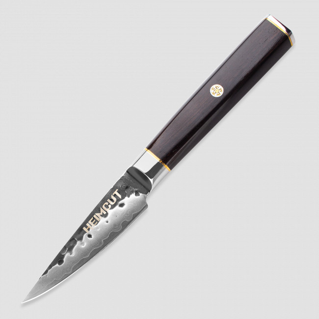 Нож кухонный для чистки овощей, 9 см, Black Damascus, HEIMCUT, Россия