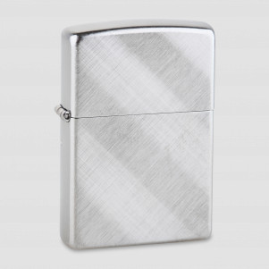 Зажигалка ZIPPO Classic с покрытием Brushed Chrome, латунь/сталь, серебристая, матовая, ZIPPO, США, Зажигалки