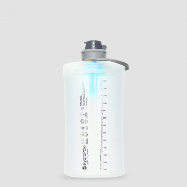 Бутылка для воды мягкая Flux с фильтром, 1,5 л, прозрачная, HydraPak, США