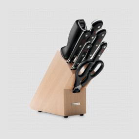 Набор кухонных ножей 7 предметов в подставке, серия Classic, WUESTHOF, Золинген, Германия, Подарочный набор кухонных ножей