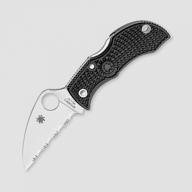 Нож складной Manbug Wharncliffe, 5 см, сталь VG-10, SPYDERCO, США